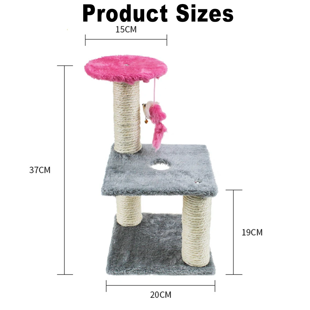 size of cat tree