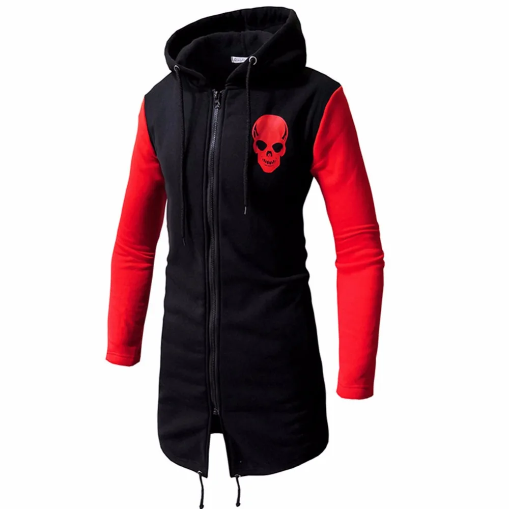2018 толстовки мужские Sudaderas Hombre хип хоп Мужская брендовая куртка с принтом длинная