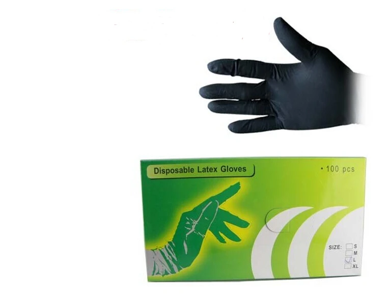 100 pcs High Quality Tattoo & Body Art Black Disposable Tattoo Latex