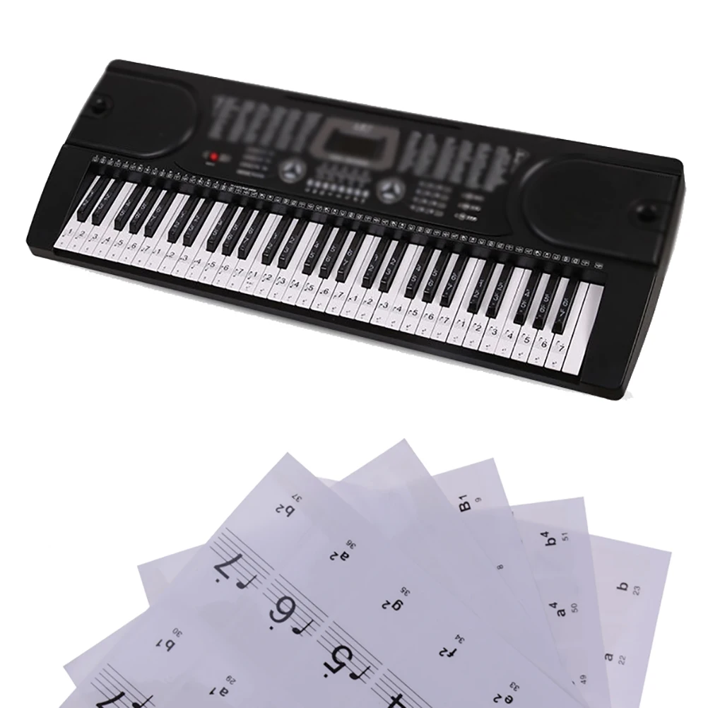 Piano Keyboard 54/61 Keys Electronic Keyboard 88Keys Stickers Music