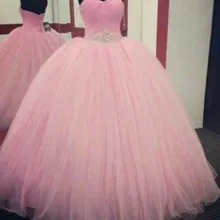 Vestidos De Formatura элегантное Тюлевое пышное платье, вечерние бальные платья со шнуровкой и кристаллами на заказ