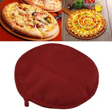 UNIKEA круглый Мешок Для Выпечки Пиццы, моющаяся кухонная жаропрочная посуда для готовки, бренд