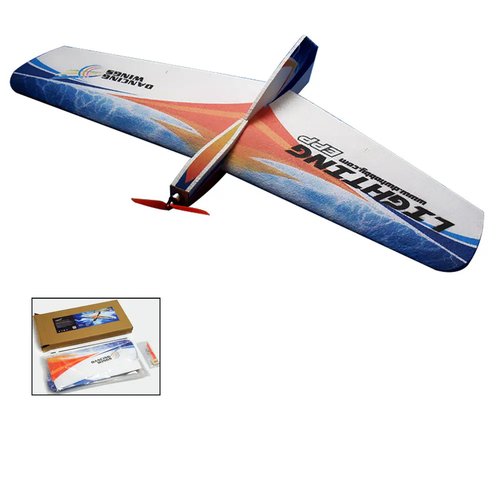 

E1101 Lighting 1060mm Wingspan EPP Flying Wing RC Airplane Aircraft Training DIY KIT RC Dron Toys Model