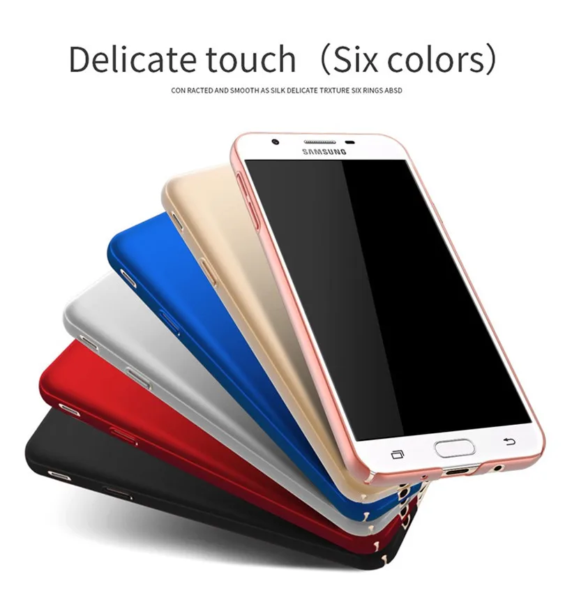 360 Full Protection Matte Case For Samsung Galaxy J5 Prime Hard Plastic Back Cover Housing Phone Cases J2 J7 | Мобильные телефоны и