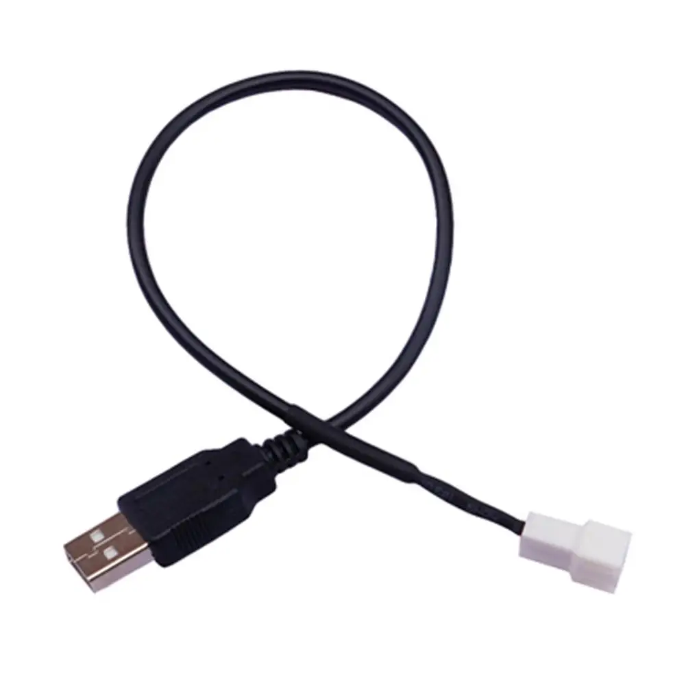 

New USB A Male to 2 Pin Case Fan Adapter Connector Cable for PC Desktop Computer