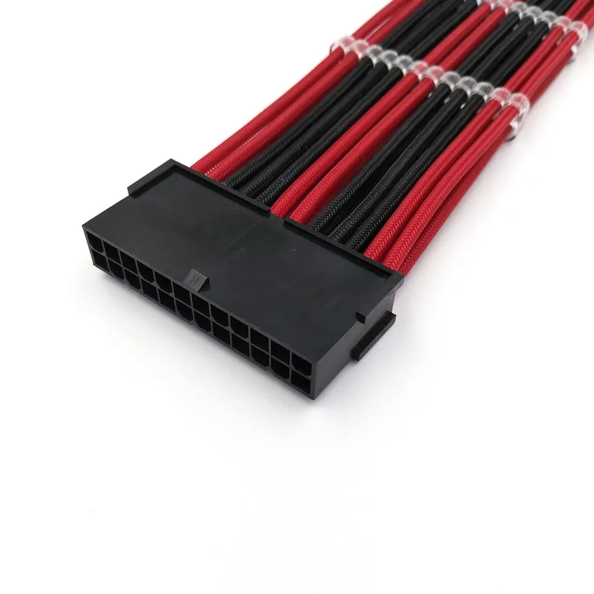 ATX 24Pin_Red_Black_extension cable_2