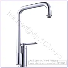 L15727-Роскошные бортике хром Цвет Горячая и холодная вода медный кухонный миксер