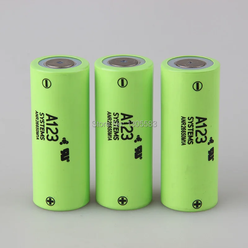 OriginalA123ANR26650M1A2300mAh30Cdischargebatterycellforpower