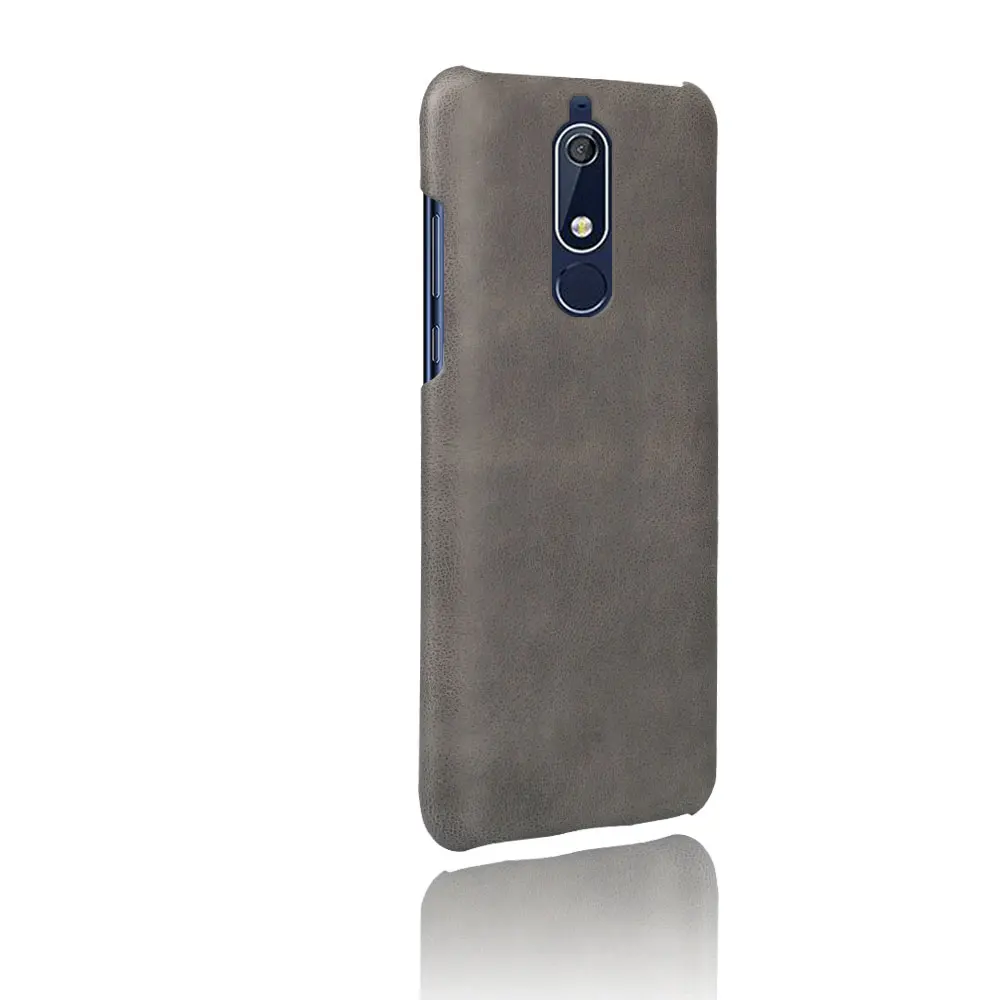 For Nokia 5.1 Case 6 Colors Available Phone Cases For Nokia 5.1 Black Brown Leather Case For Nokia5.1 Back Covers Coque DropShip (15)