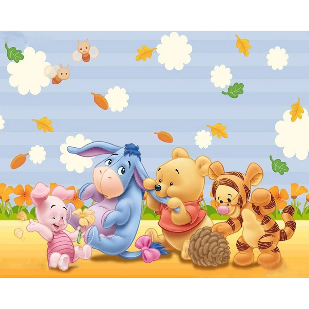 

Full DIY 5D Diamond Painting Cartoon lovely bear Cross Stitch Diamond Embroidery Patterns rhinestones Diamond Mosaic Kid's Gift