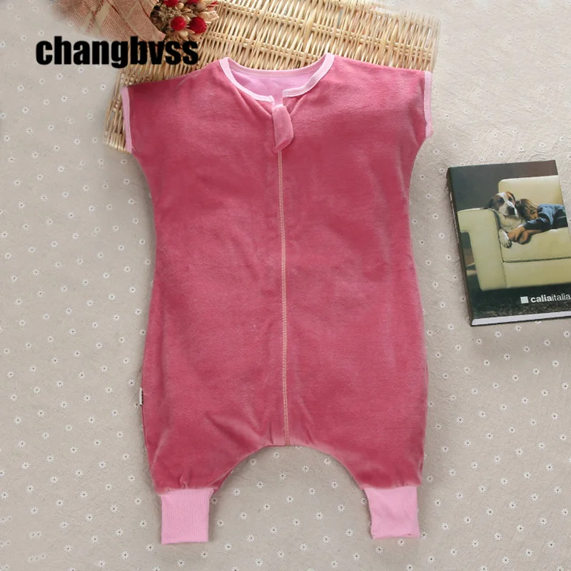 Autumn Winter 72cm Baby Sleeping Bags Velvet Sleeveless Baby Sleep