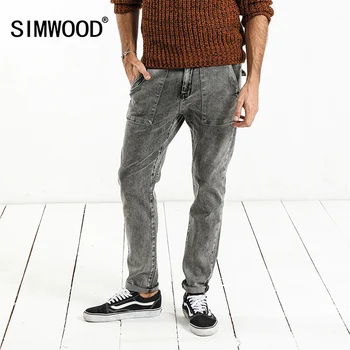 

SIMWOOD 2020 spring New Fashion Jeans Men Brand Denim Trousers Slim Fit Plus Size Winter Clothing High Quality NC017060