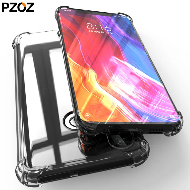 

PZOZ xiaomi redmi note 7 case mix 3 8 pocophone f1 cover mi 9 a1 a2 lite max 3 mix2S soft tpu pro 6a 5S 5 plus xaomi xiomi case
