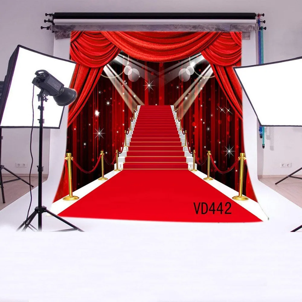 LB VIP красный ковер фон Виниловый для студийной фотосъемки реквизит награда ночь