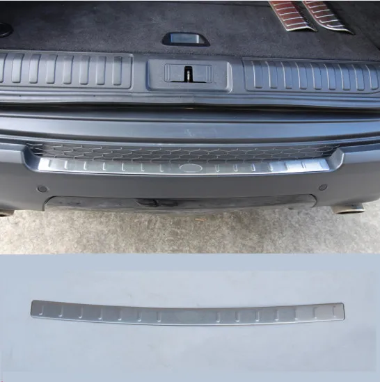 

Stainless Steel Outside Rear Bumper Protector Sill Plate Cover For Land Rover Range Rover Sport 2014-2017 Car Accessory Styling