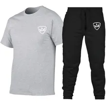 Новинка, спортивный костюм для мужчин, короткий рукав, набор для бега, быстро сохнет, пот, баскетбол, спорт, тренажерный зал, бег, спорт, летние комплекты