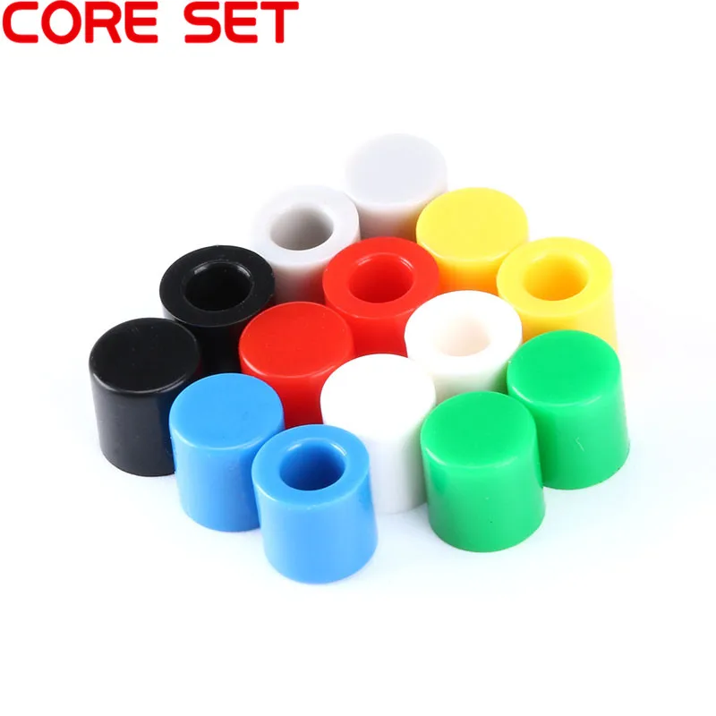 70pcs lot 7 Color Plastic Cap Hat Kits G62 for 6 6mm Tactile Push Button Switch