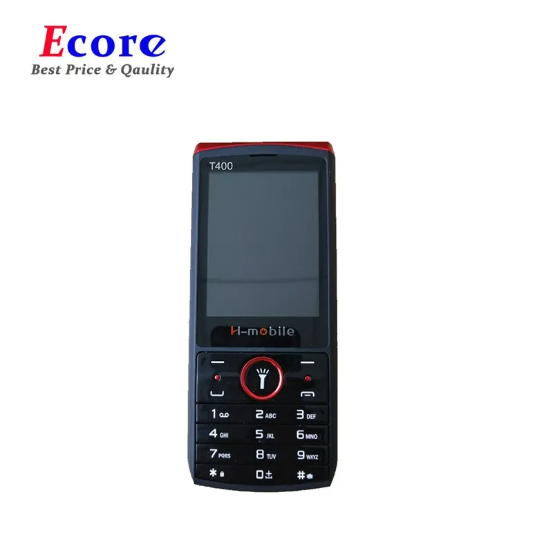 H mobile T400 2 8 &quotэкран Две сим карты двойной режим ожидания большие 3D звук Факел