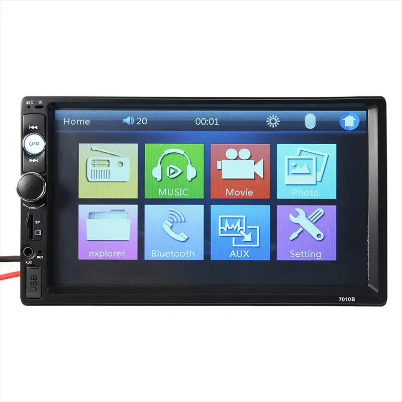 Universal 2 Din Car MP5 Player Car Video Player Touch Screen Auto Audio