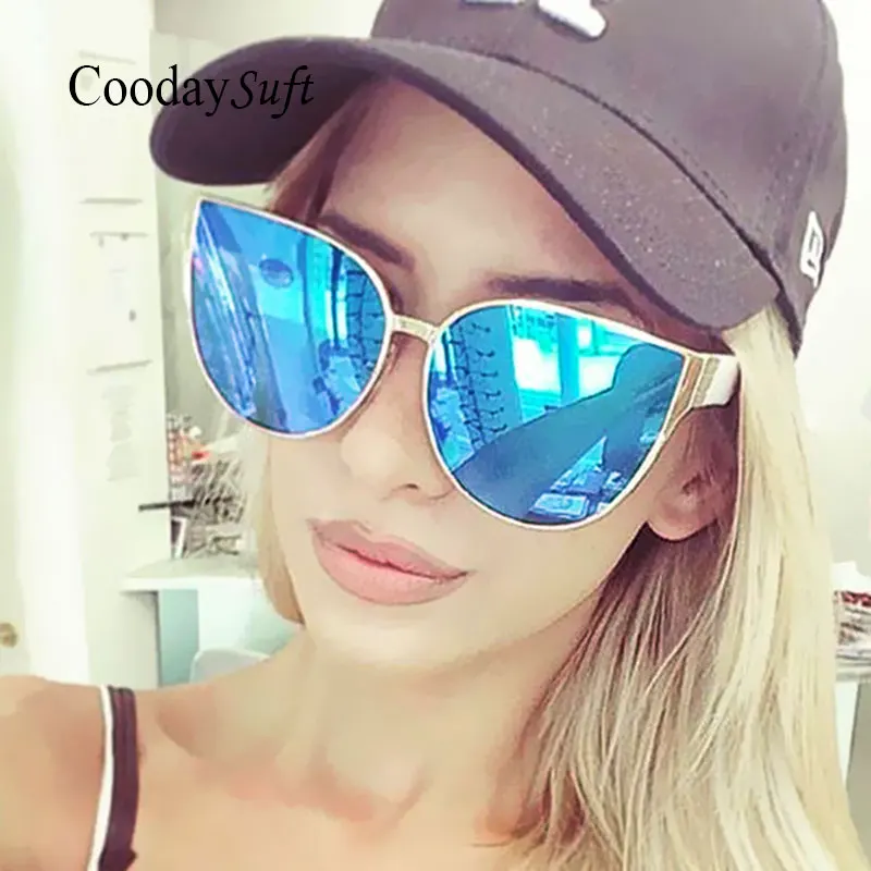 Cat Eye Famous New Brand Designer Hip Hop Fashion Sunglasses Men Women