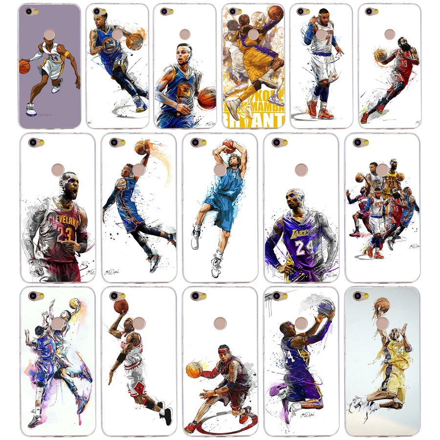 

192H Basketball Russell Westbrook Curry Harden Silicone Soft Tpu Cover phone Case for xiaomi redmi 4a 6a 4x note 5a pro mi a1