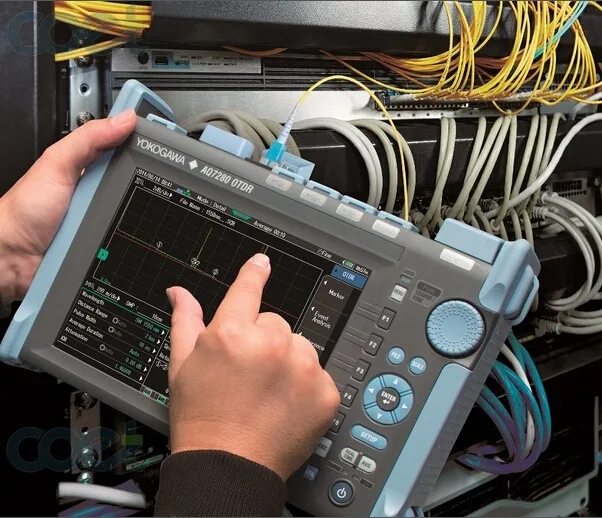 Высокое качество YOKOGAWA AQ7280 7282A SM OTDR 1310/1550nm 38/36dB поставляется с FC/UPC адаптеры 1 год