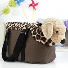 Переносная сумка-переноска с леопардовым узором в горошек для собак и кошек, сумка для переноски, сумка для багажа, дышащая сумка для собак и щенков, сумка для улицы