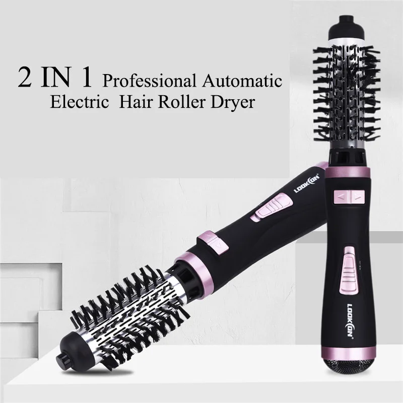 

Professional Electric Blow Dryer 360 Automation Purple Rotation Brush Cosmetology Hair Dryer