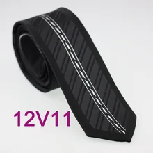 Yibei Coachella Галстуки тощий черный Средства ухода за кожей Шеи Галстук граничит с диагональными полосами серебро в Вертикальную Полоску Средства ухода за кожей Шеи Галстуки Тонкий 6 см жених галстук