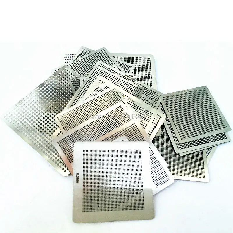 

New 29 pcs/set BGA Universal Stencil BGA reballing station Directly Heating Stencils Universal Stencil Free shipping