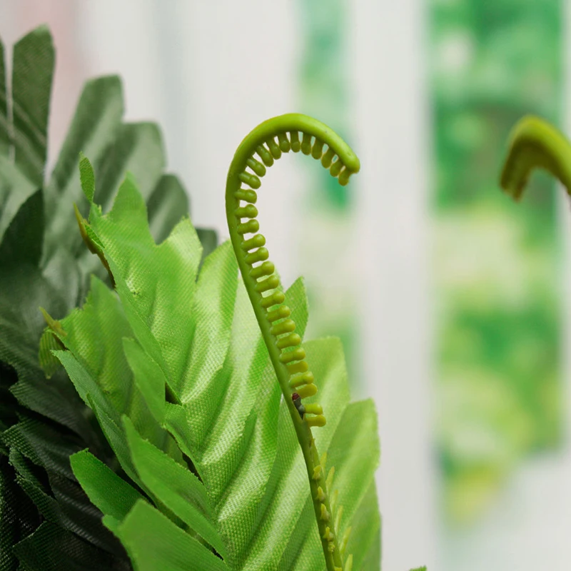 1PC Plastic Artificial FLoral Boston Fern Silk Fake Plant Foliage Office Home Decor