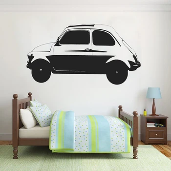 

YOYOYU Wall Decal Vintage Fiat 100 Car Wall Sticker Vinyl Wall Stickers Livingroom Decoration Classic Transport Wall Decal ZW177