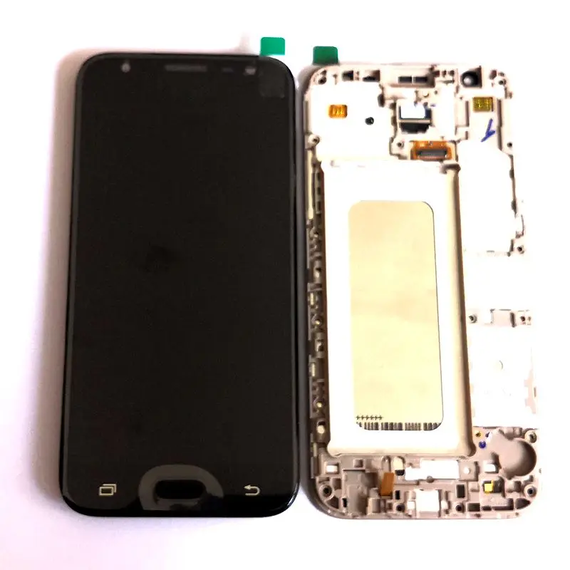 Продажа Протестировано хорошо для Samsung Galaxy j3 2017 J330 j330F ds J330g ds j3 pro 2017 font b lcd b font Сенсорное стекло полная Рамка для ремонта телефона