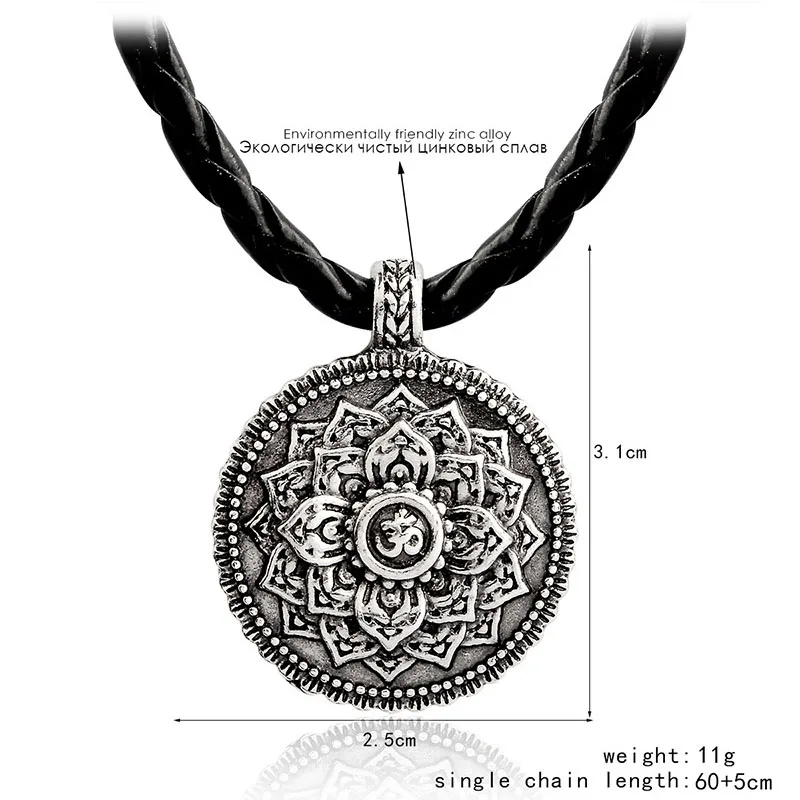 Viking кулон Valknut мужское ожерелье женское круглое языческое религиозное