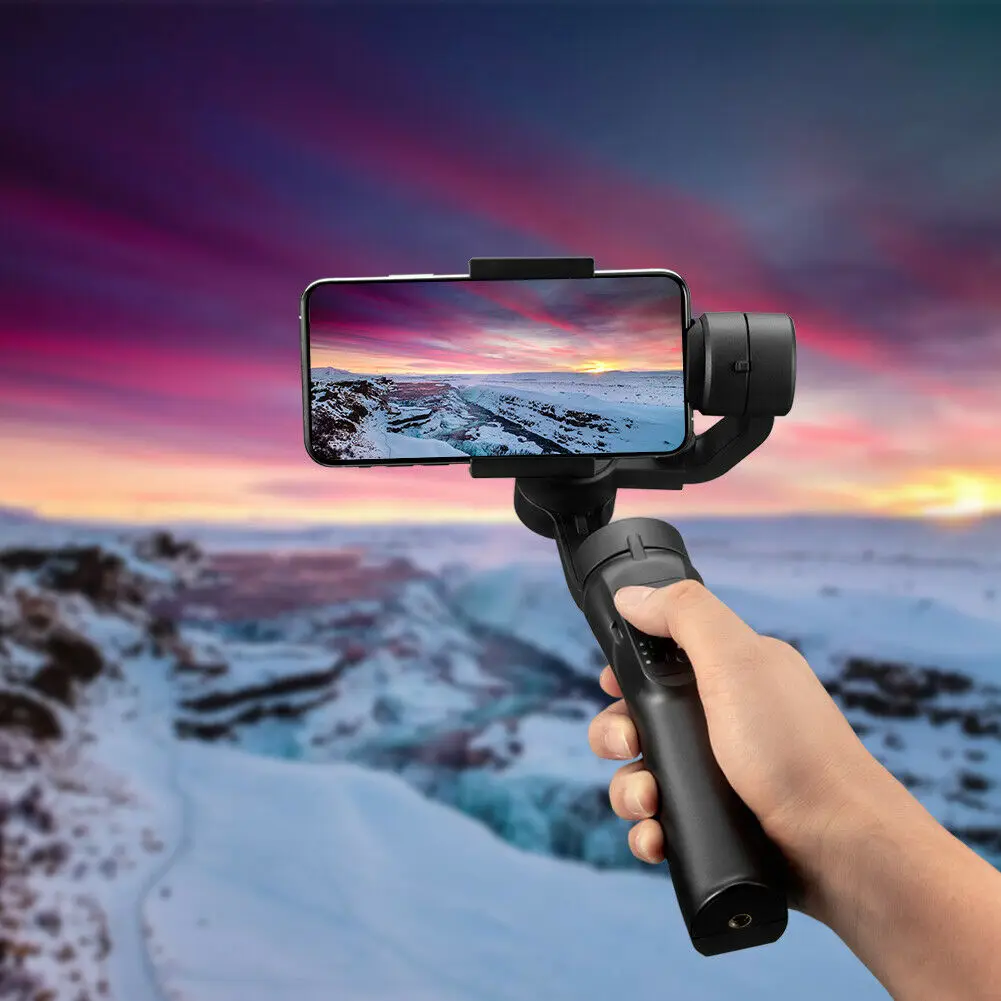  H4 Smooth Handheld Smartphone Gimbal Stalilizer Portable for iPhone Andriod Mobile Phone QJY99