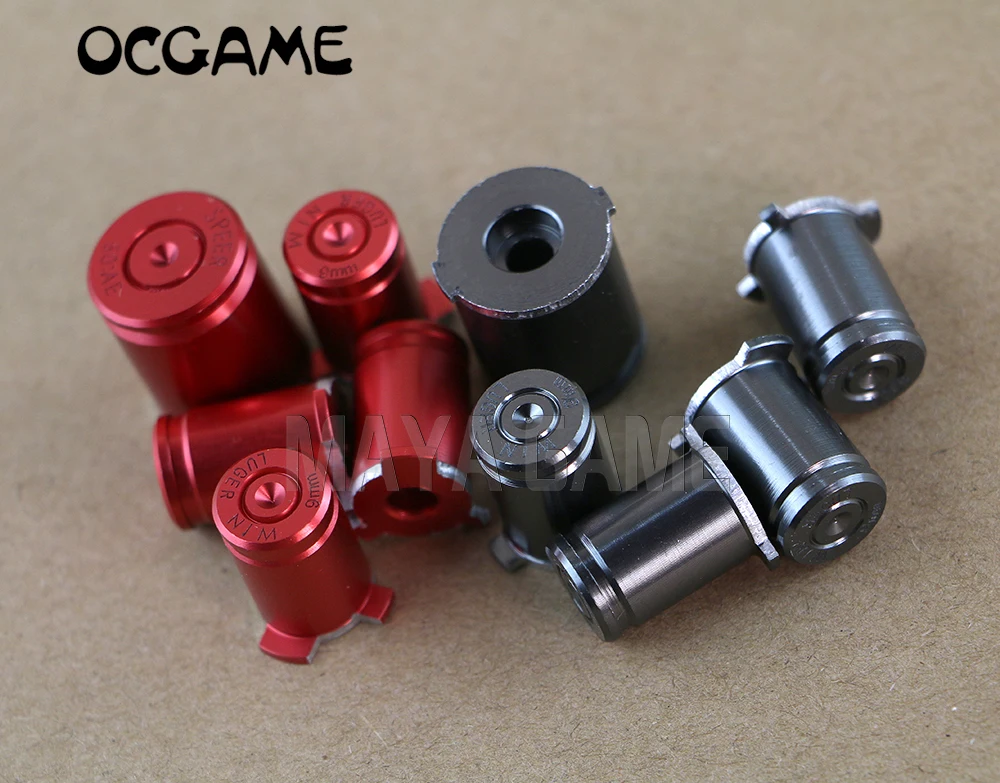

OCGAME 20sets Metal Alloy ABXY with Guide Button 9mm Bullet Style for XBox360 Xbox 360 Controller