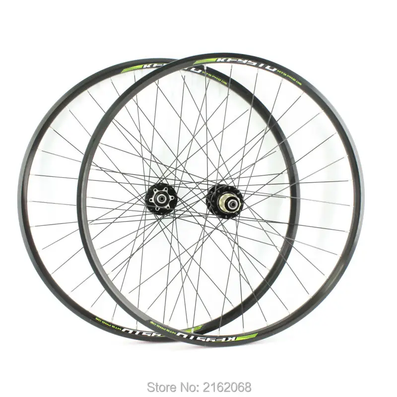 New green Mountain bicycle Aluminum alloy 6 bearing disc brake hubs