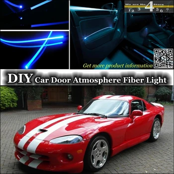 

interior Ambient Light Tuning Atmosphere Fiber Optic Band Lights For Dodge Viper Phase RT / SRT / SR GTS Door Panel illumination