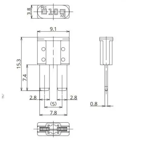 Shhworldsea Automotive Fuse Assorted Fuse Tap 5A 7.5A 10A 15A 20A 25A 30A For ford For fox mondeo for Dodge for JEEP