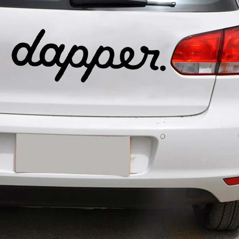 Автомобильная виниловая наклейка 40*13 см Dapper баннер на автомобиль стиль Jdm