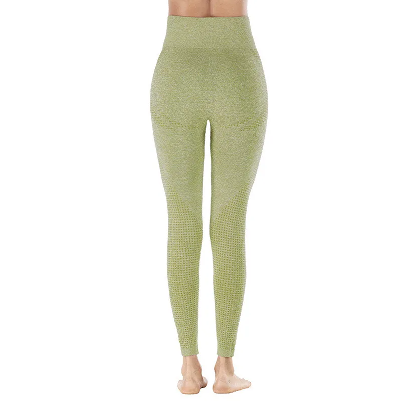 Новые осенние женские бесшовные легинсы с высокой талией, штаны для йоги, спортивная одежда, леггинсы для спортзала, тренировки, фитнеса, обтягивающие штаны - Цвет: Army-Green