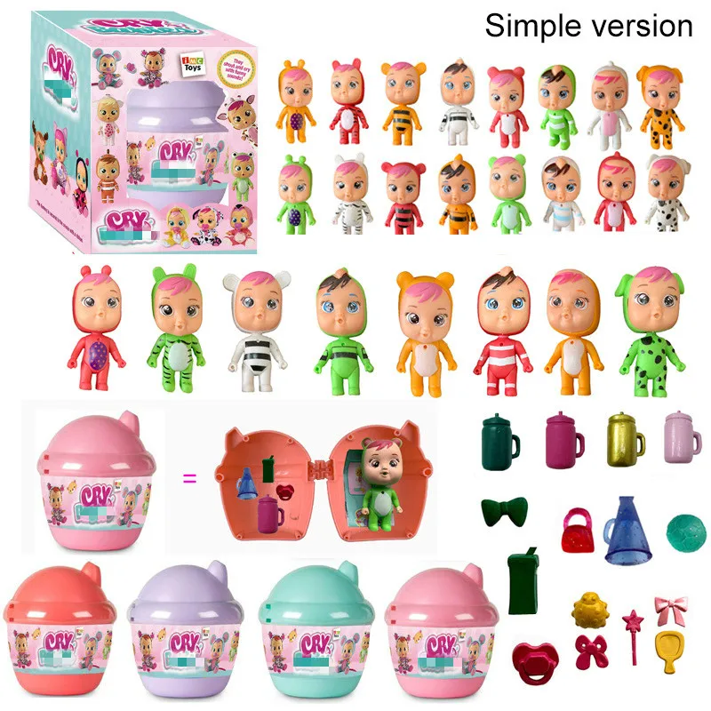 

Cry Baby Dolls Magic Reborn Baby Silicone Girl Toys Children Surprise Gifts