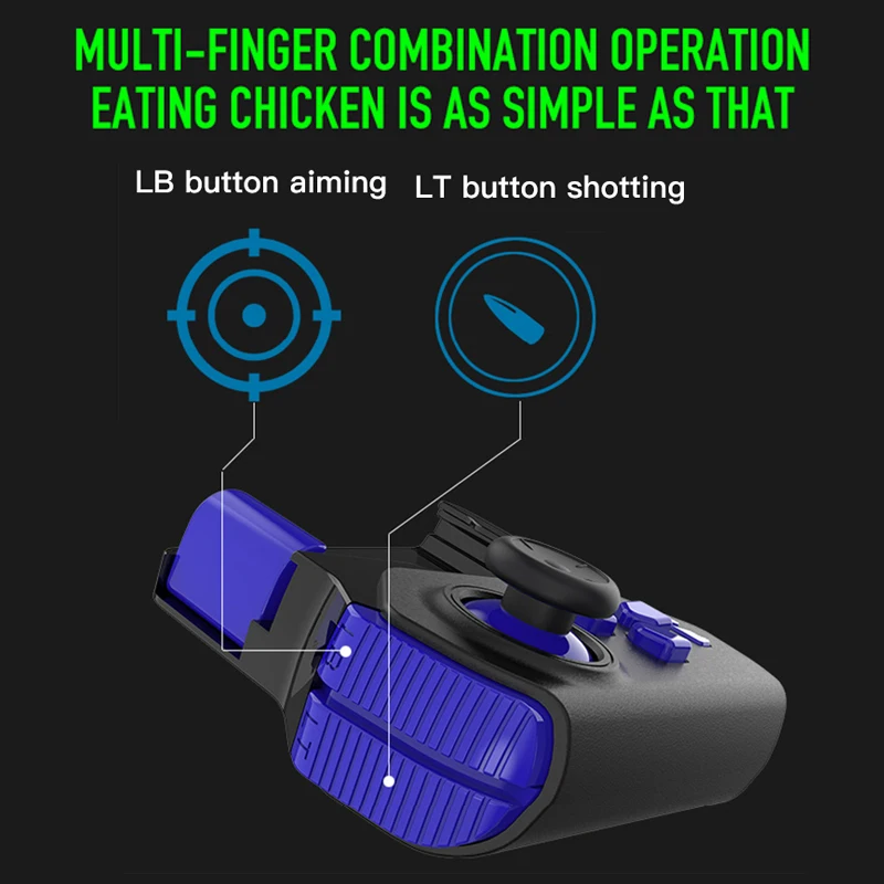 PUBG Controllers Goystick Bluetooth Single Hand PUBG Mobile Gamepad Wireless Portable Game Controller for iPhone Android Phone