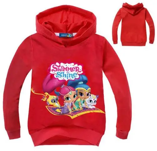 

Boys Hoodies Children Clothing kids modis Sweatshirt Shimmer & Shine 3D Girls Game Sweatshirt Hooded Casual Streetwear T-shirts