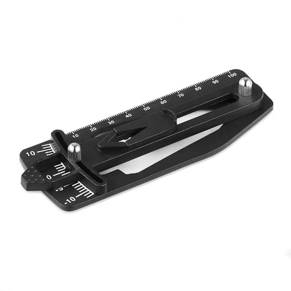

1pcs black Pitch ruler Helicopter pitch debugging tool Protractor