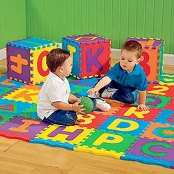 36 шт. красочные головоломки детские развивающие игрушки Алфавит A-Z буквы цифра настил для игры из пенопласта коврик самостоятельная сборка