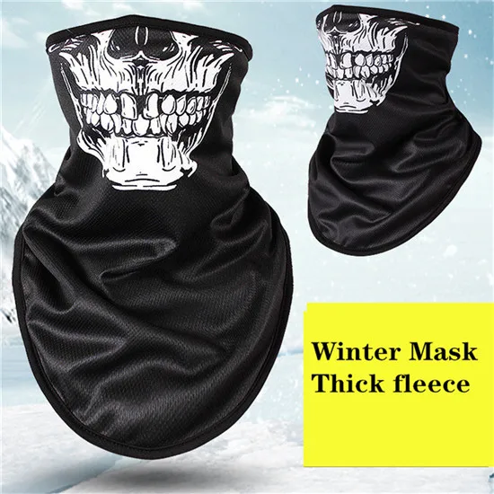 Winter Fleece Ski Scarf Cycling Snowboard Equipment Bandana Headwear 3D Mask Neck Triangle Bicycle Thicken Warm Women Men Bibs - Цвет: NO.11