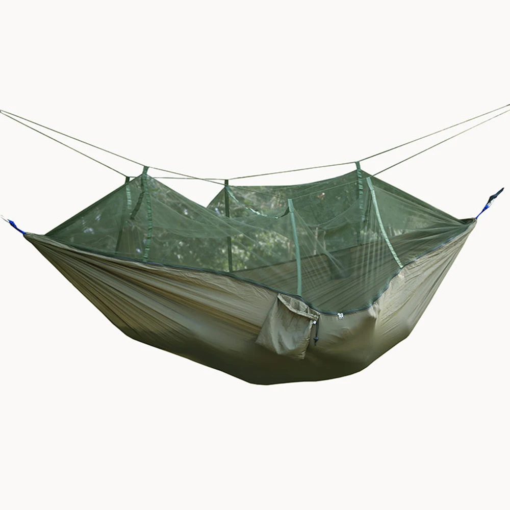 Outdoor parachute cloth hammock mosquito net super portable camping tent green camping tent Hanging chair Hammock