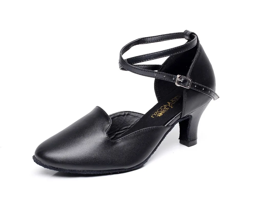 leather salsa shoes