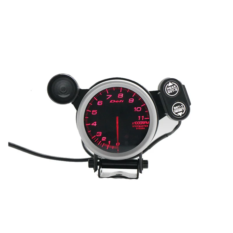 

Car modification def 3.75 inch 80 mm 7 color 0-11000 rpm / stepper motor tachometer tachometer with automatic shift lamp